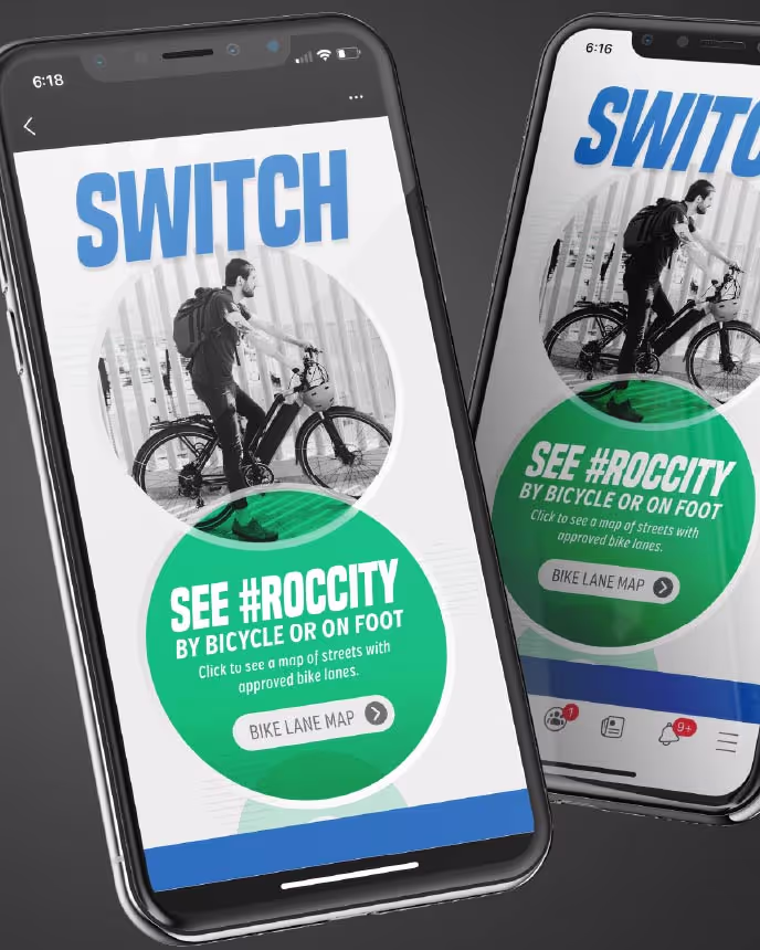 Abstract art in a studio