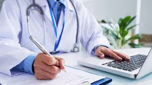 Close up of a person examining a Payer Rejection