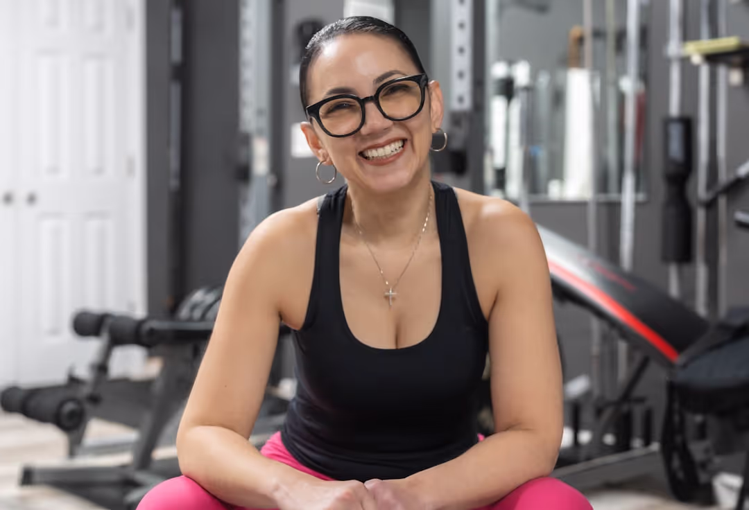 Sarah, a happy client