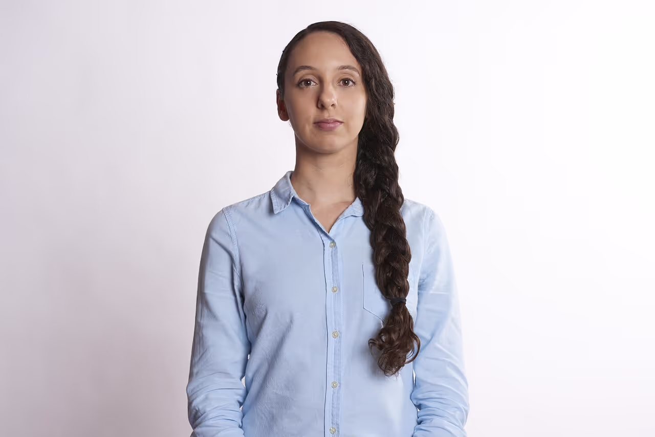 Successful female entrepreneur confidently leading her business.