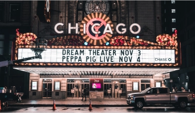 A Movie theatre in chicago