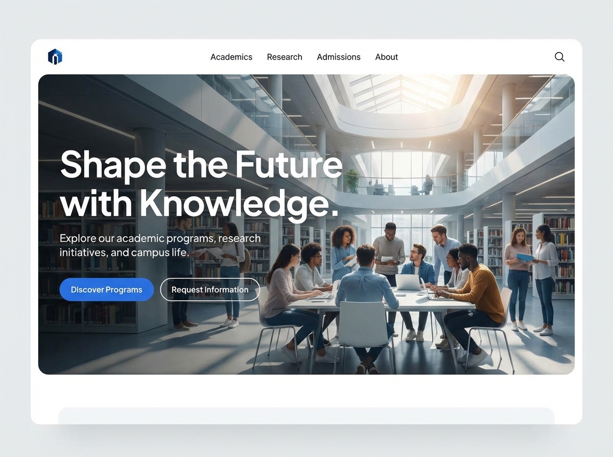 Build a Powerful Online Hub for Your Academic Profile website preview