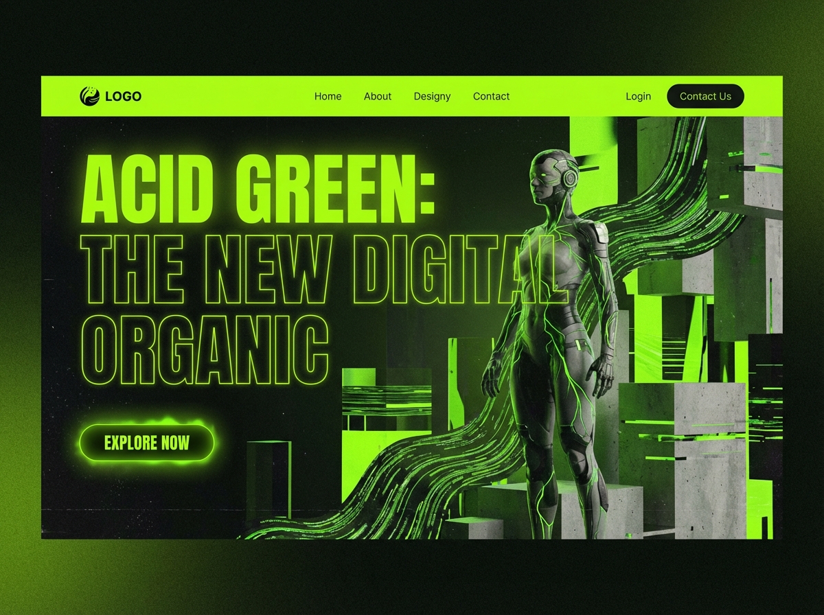 Unleash Vibrant Designs with Grigora's website preview