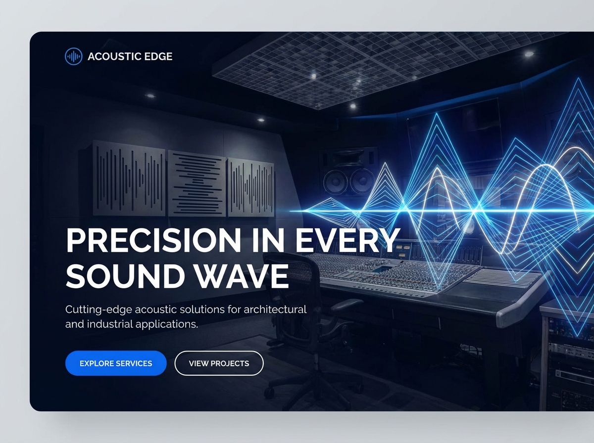 Build a Professional Acoustic Engineering Website website preview