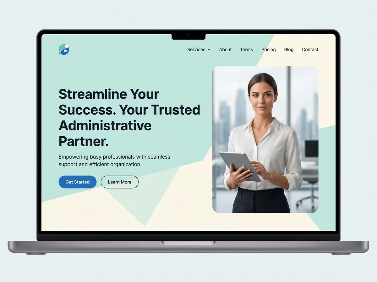Build Your Professional Assistant Website with Grigora website preview