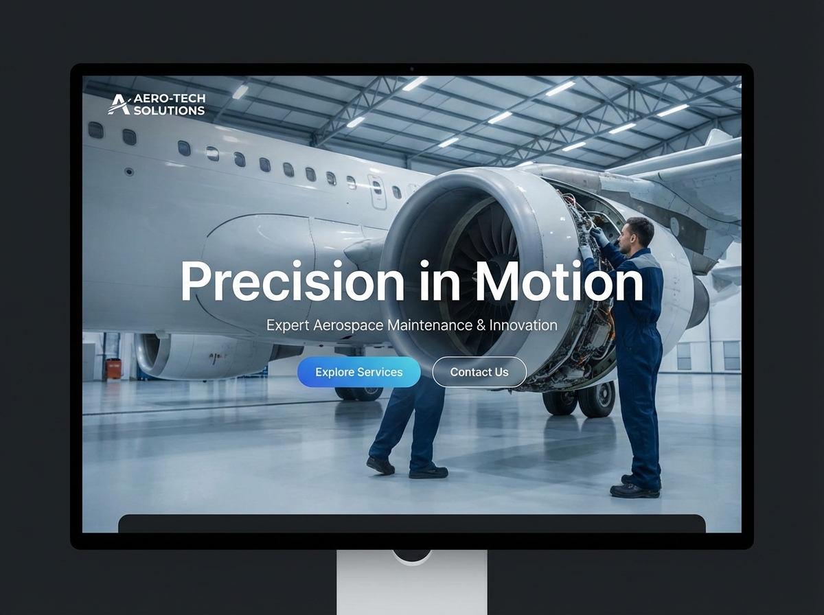Build Your Professional Aerospace Technician Portfolio website preview