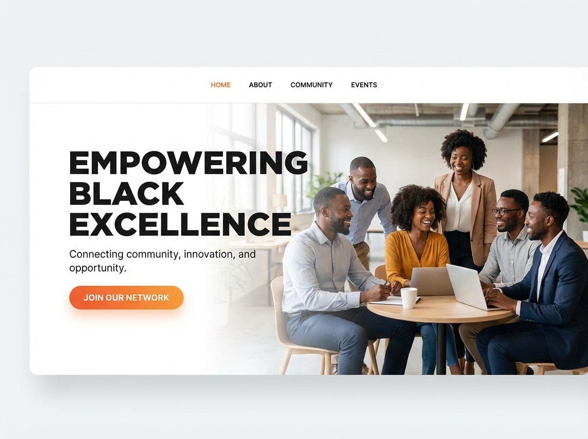 Build a Powerful Online Presence for the African American Community website preview