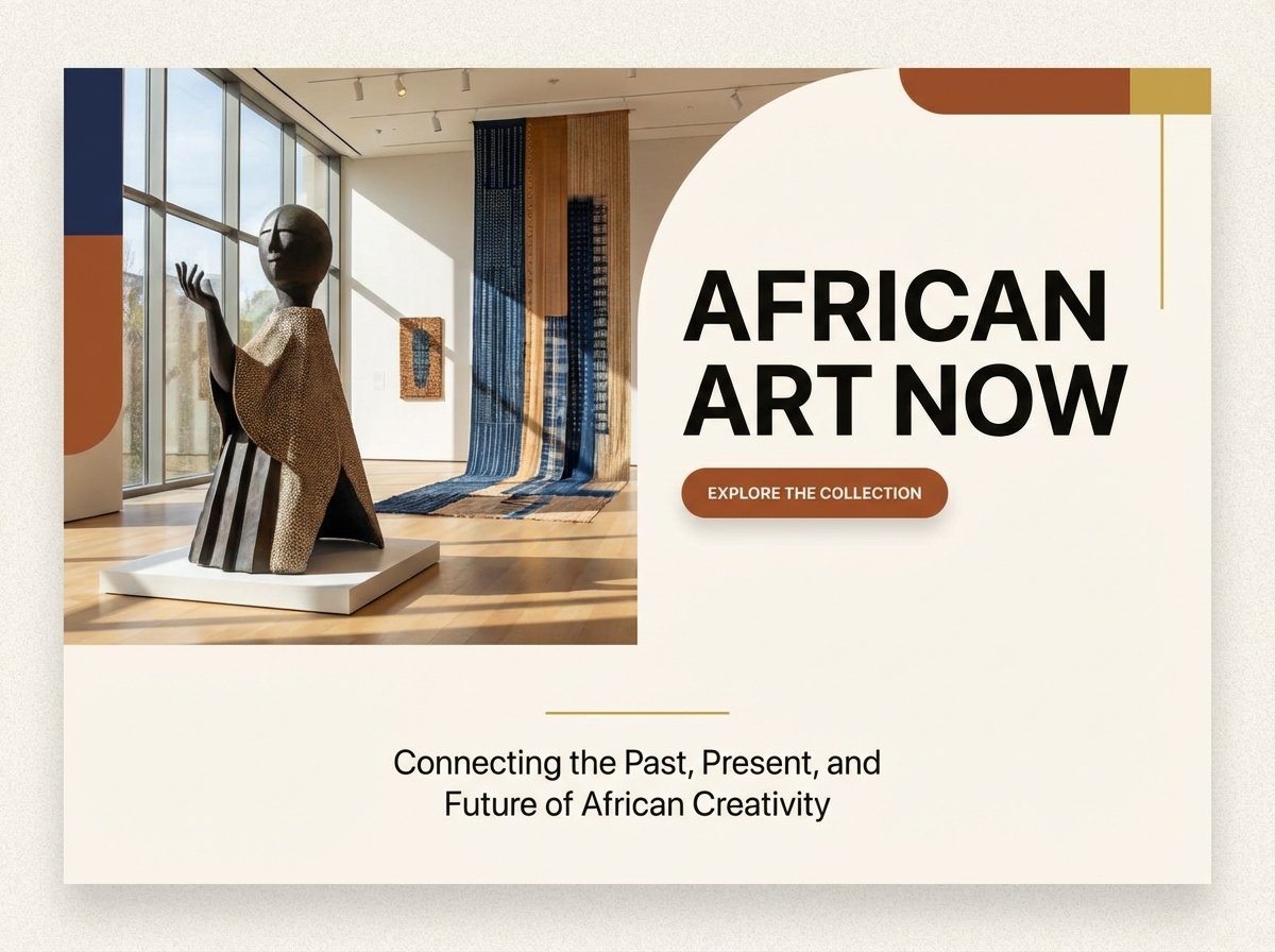 Showcase Your Craft: Build an Unforgettable African Art Website website preview