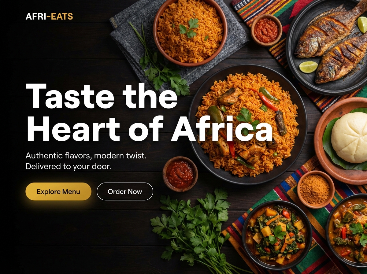 Build Your Thriving Online African Food Business website preview
