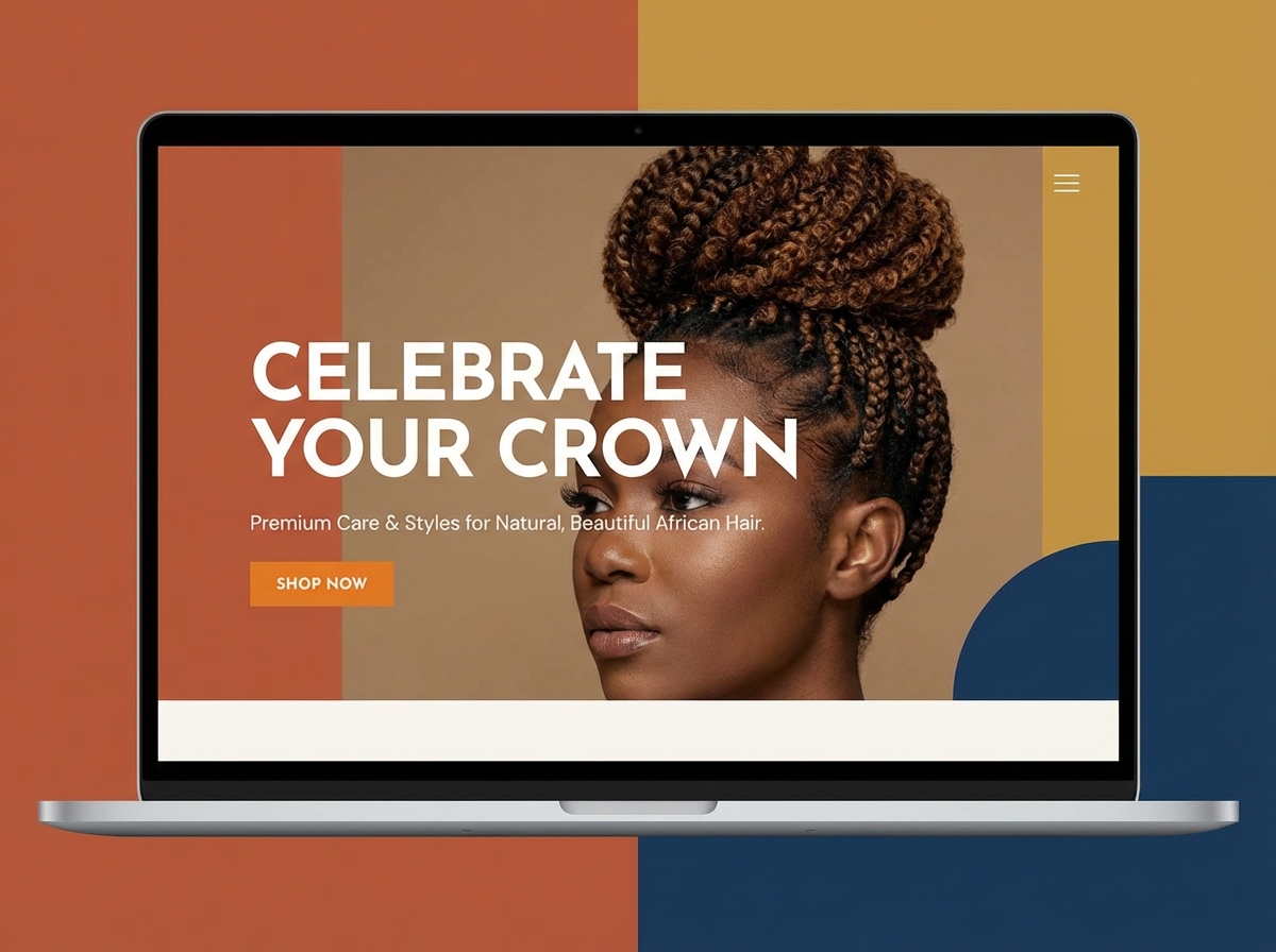 Build Your Stunning African Hair Salon Website website preview