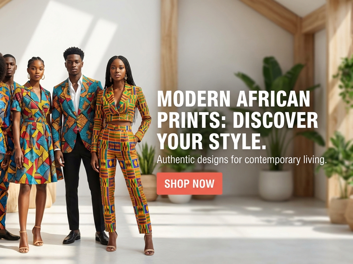 Showcase Your Craft with a Stunning African Print Website website preview