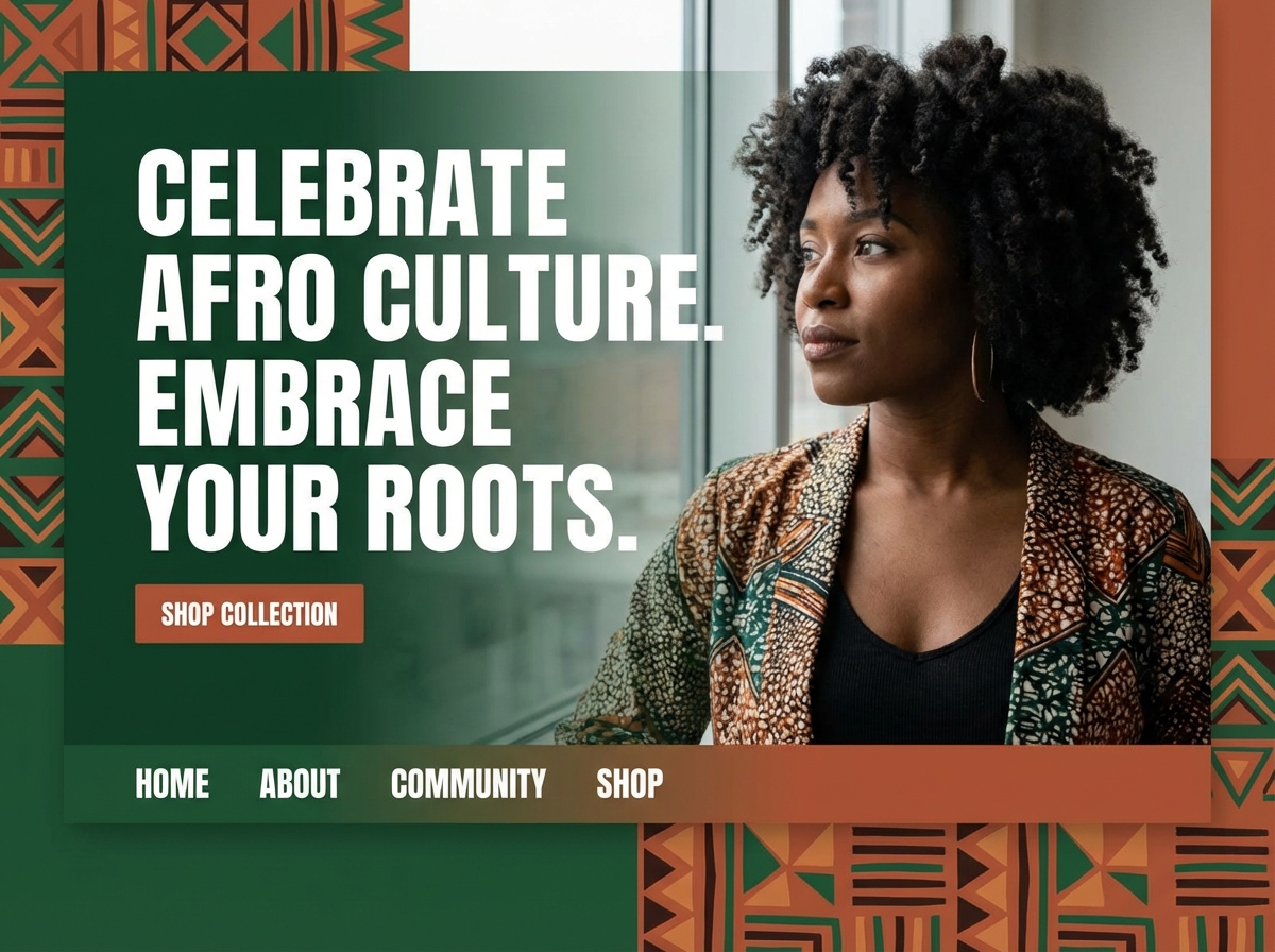 Build Your Dynamic Afro-Centric Website Today website preview