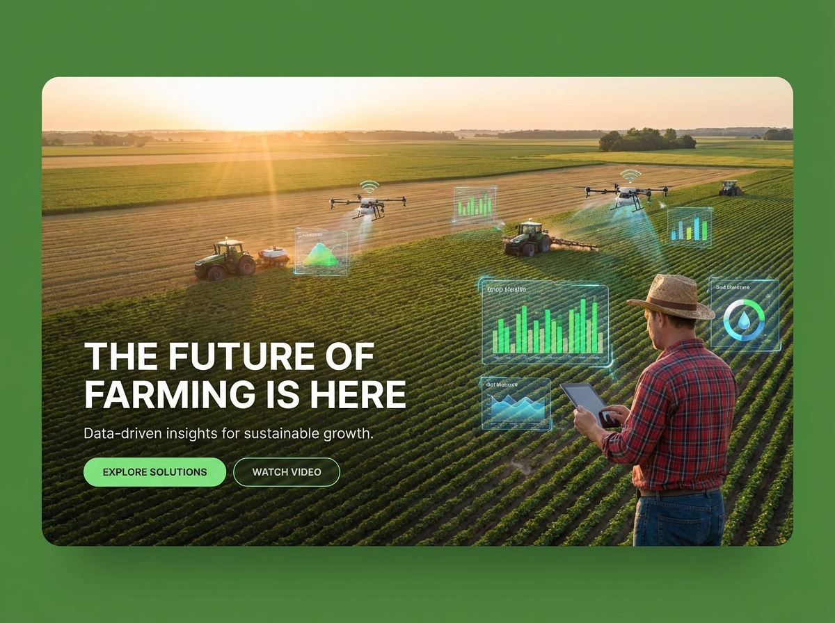 Build Your Future with an AgriTech Website website preview