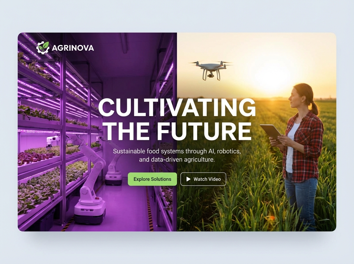 Build Your Future in Agritech Innovation website preview