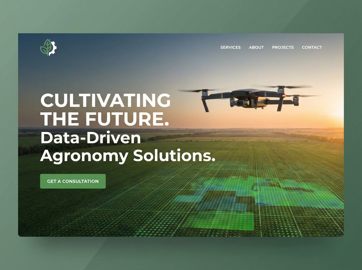 Build Your Professional Agronomist Website website preview