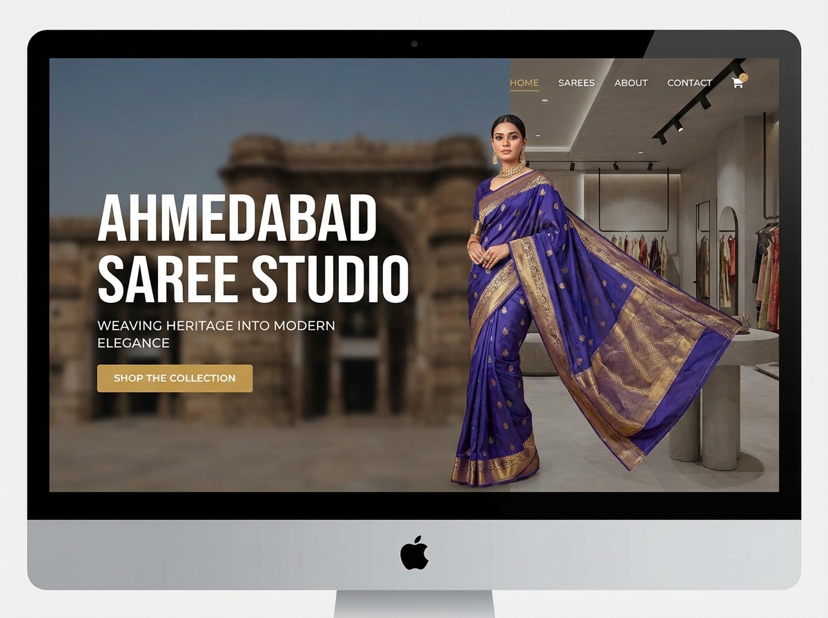 Create a Stunning Online Presence for Your Ahmedabad Saree Business website preview