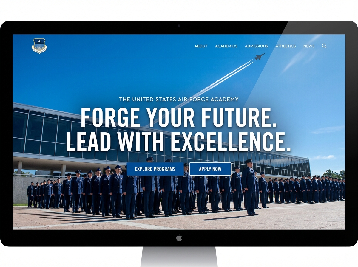 Build Your Legacy with the Official Air Force Academy Website Builder website preview