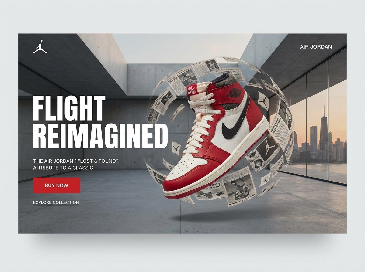 Build Your Ultimate Jordan Fan Site with Grigora website preview