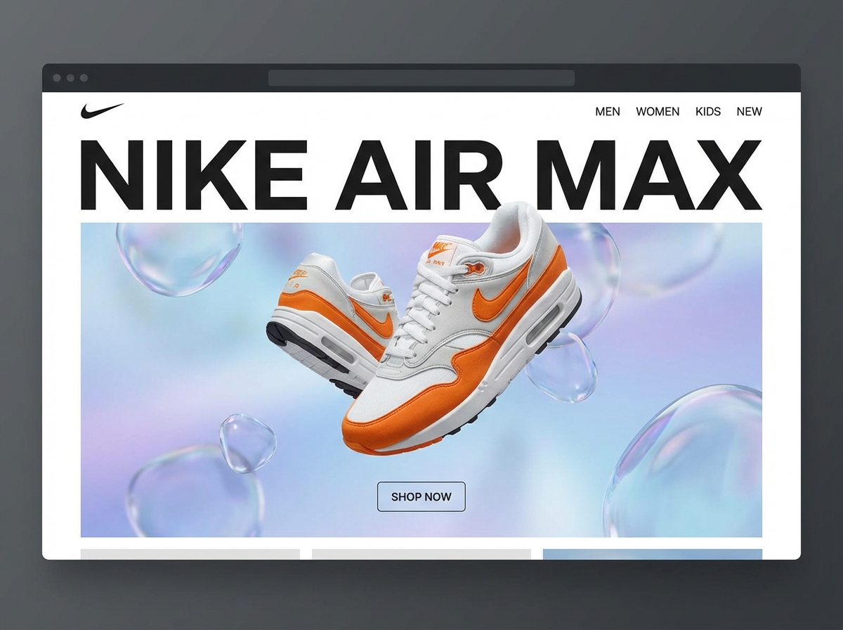 Build Your Dream Sneaker Store with a Power-Packed Air Max Website Builder website preview