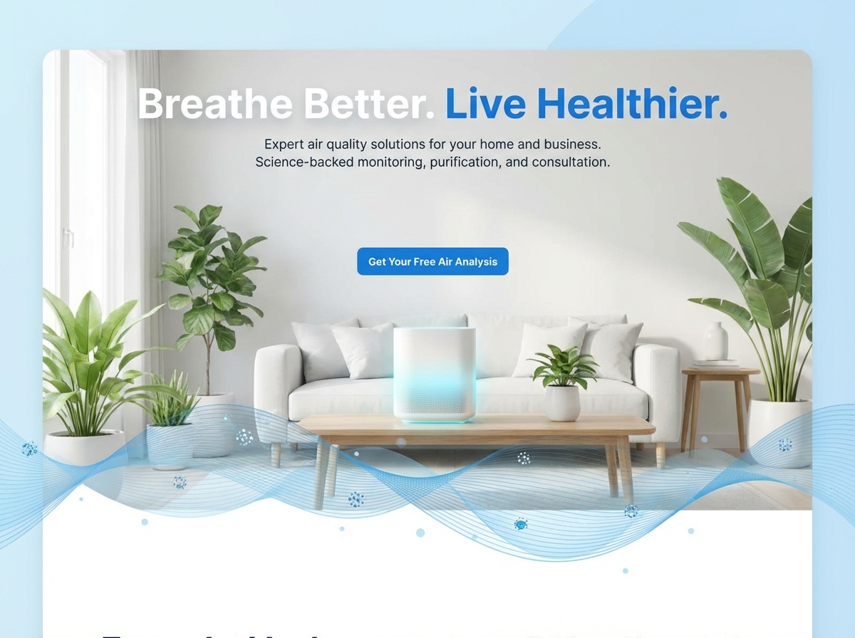 Build Your Authority as an Air Quality Specialist website preview
