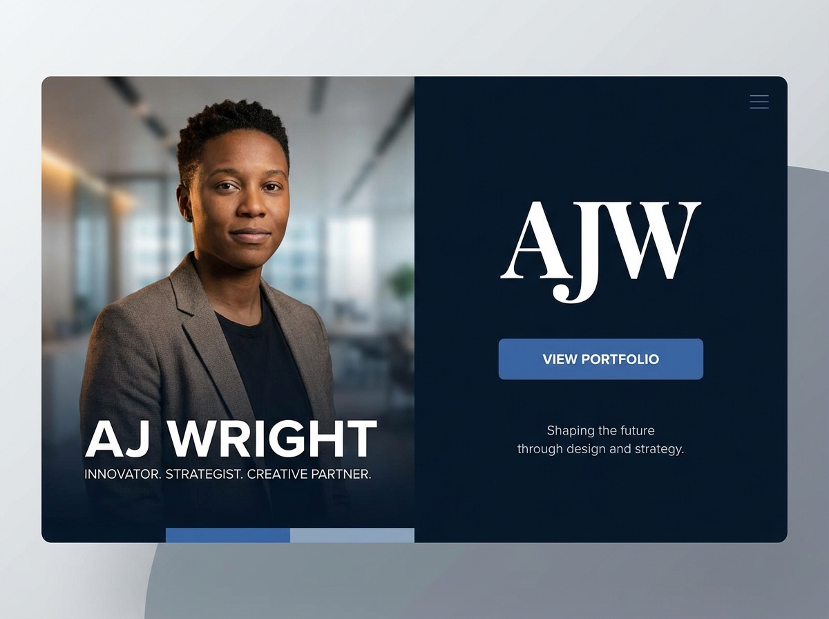 Build a Stunning Online Presence with an AJ Wright Website Builder website preview