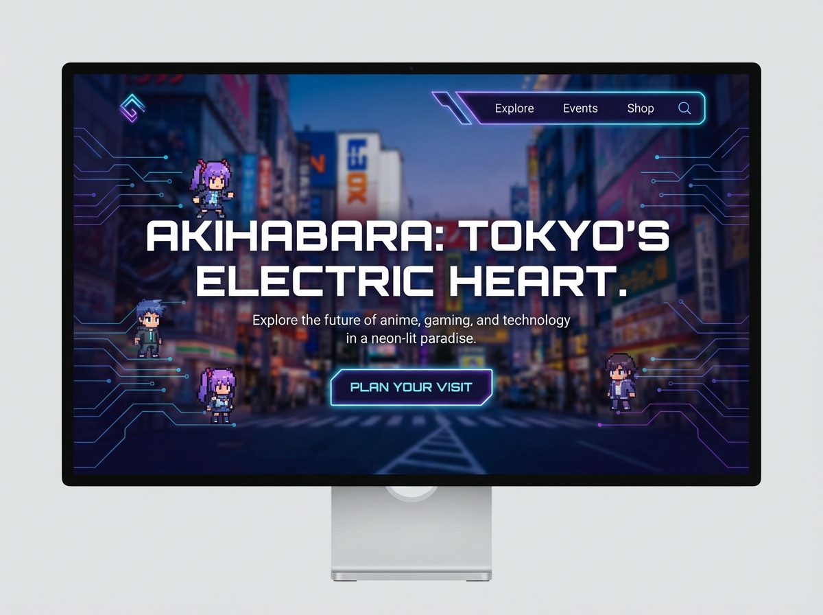 Build Your Akihabara Presence with Grigora website preview