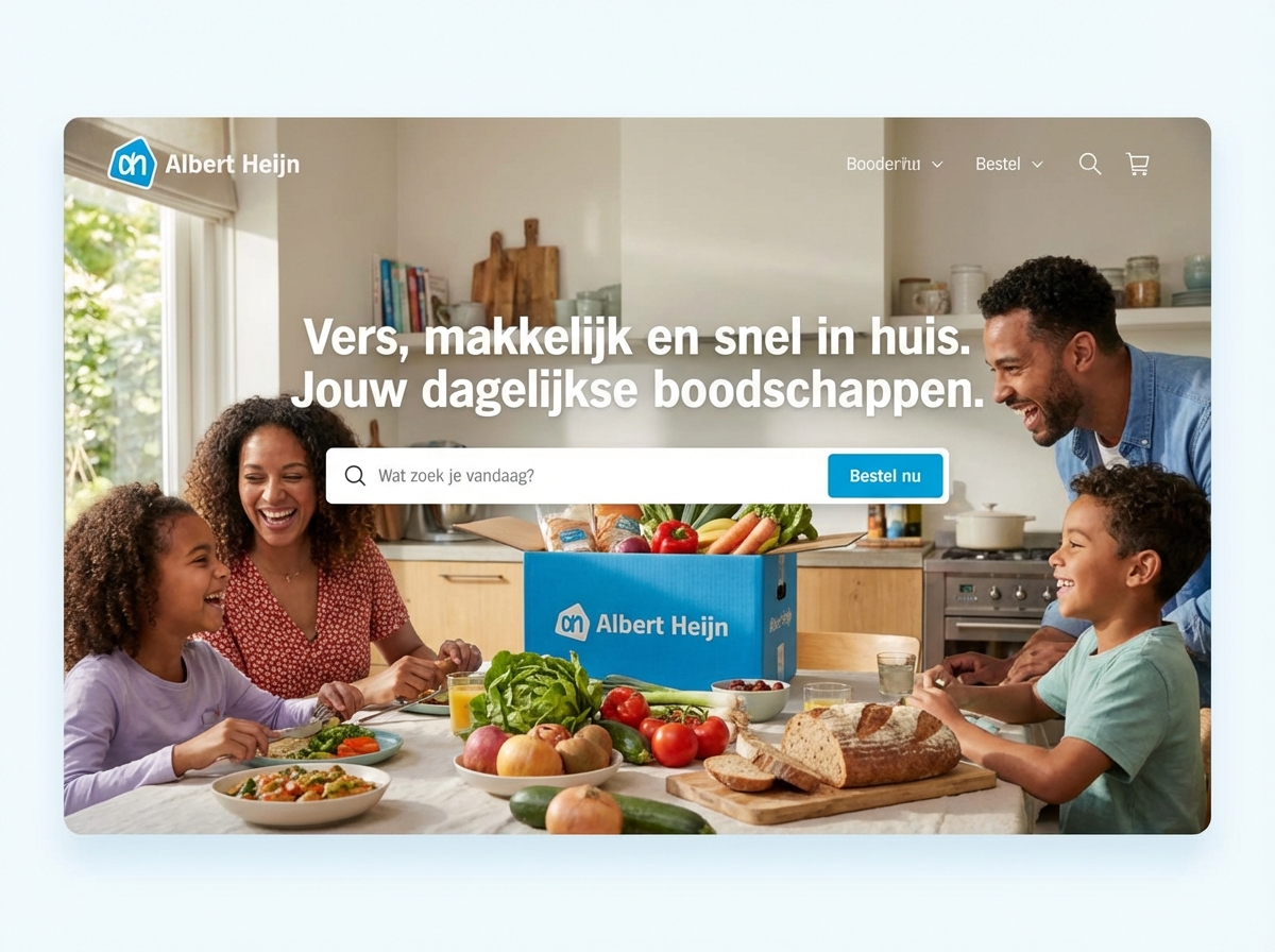 Build Your Own Modern Albert Heijn-Style Website website preview