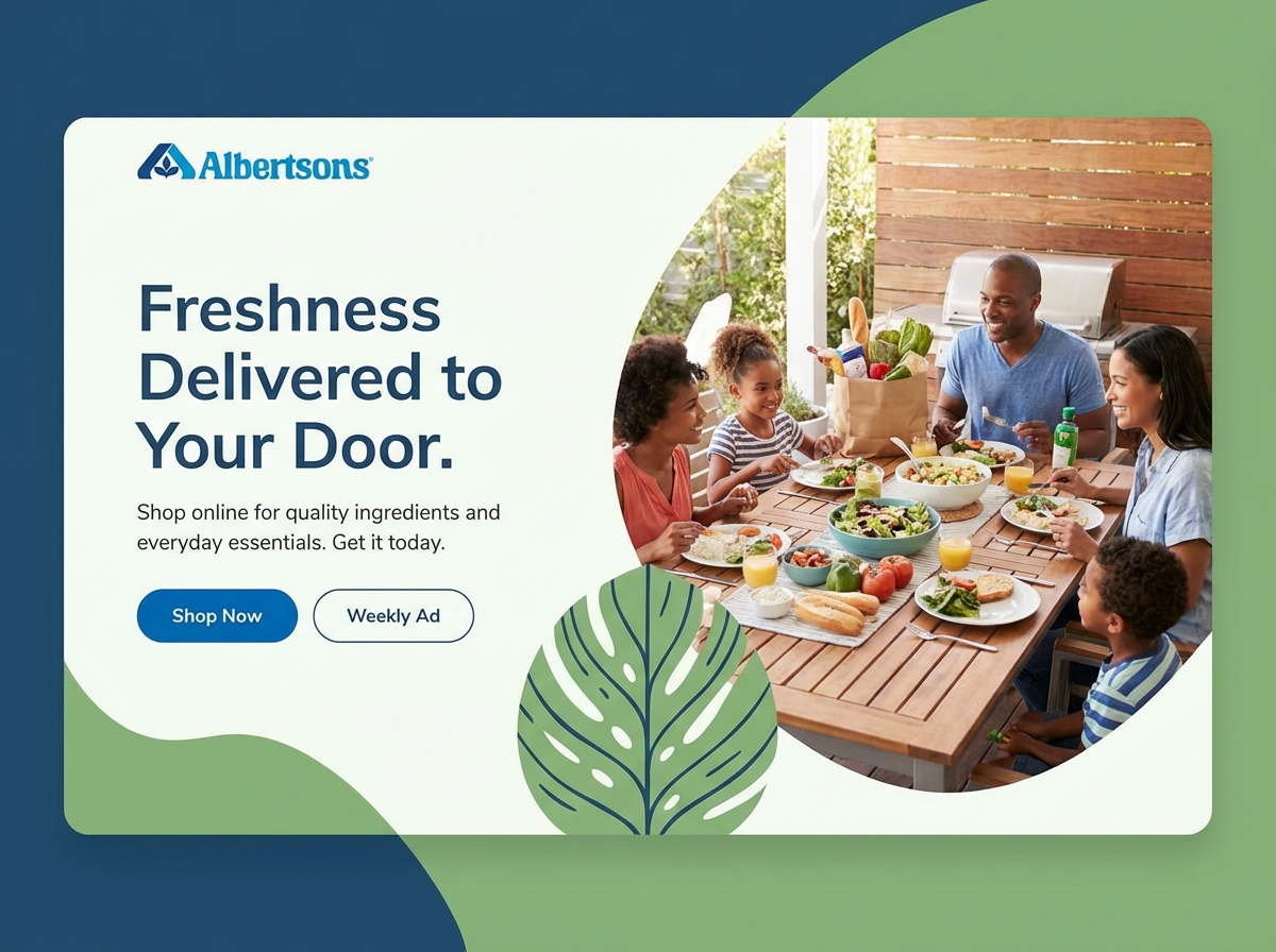 Build a Website for Your Albertsons Store website preview