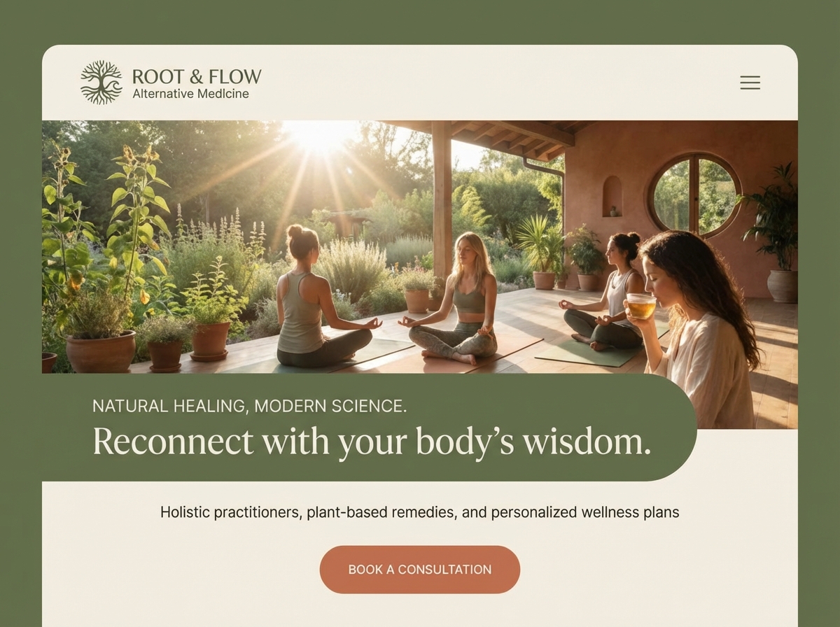 Build a Healing Online Presence with Our Alternative Medicine Website Builder website preview