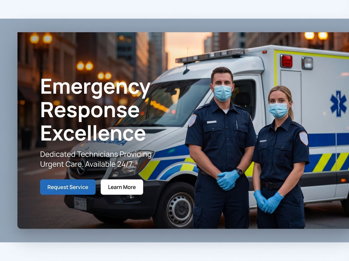 Build Your Professional Ambulance Technician Website website preview
