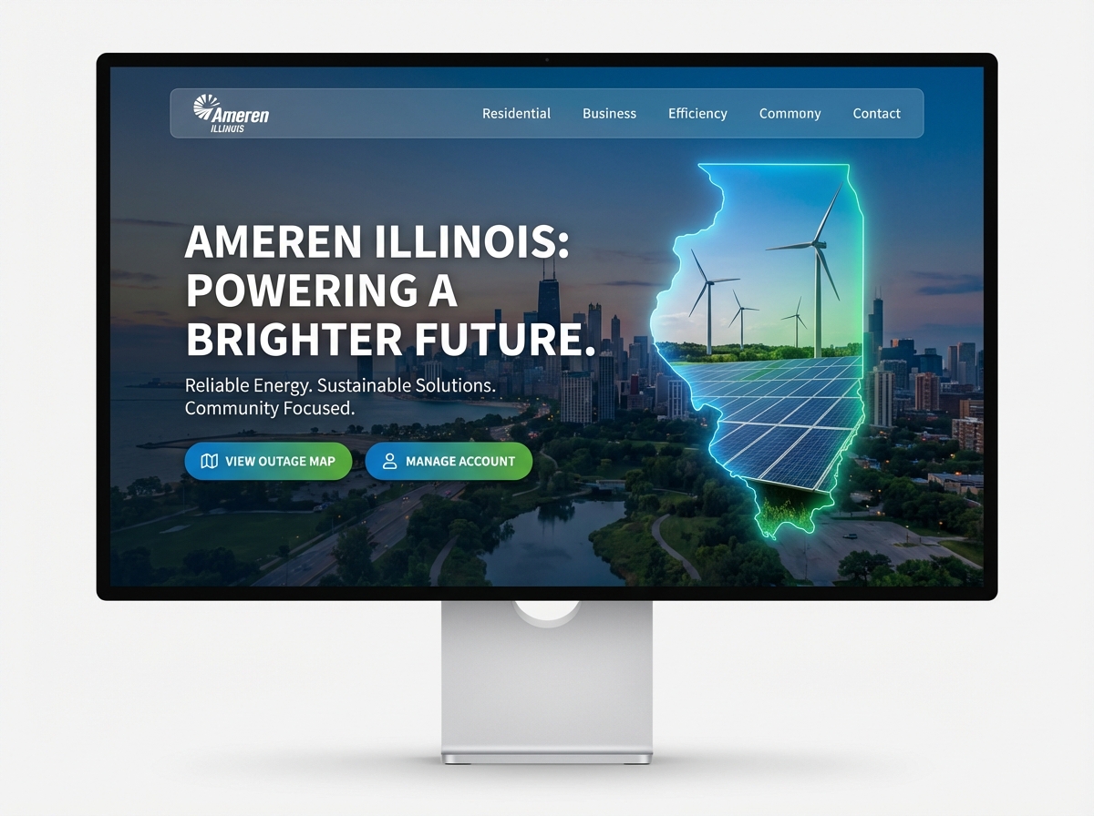 Build a Website for Ameren Illinois Services website preview