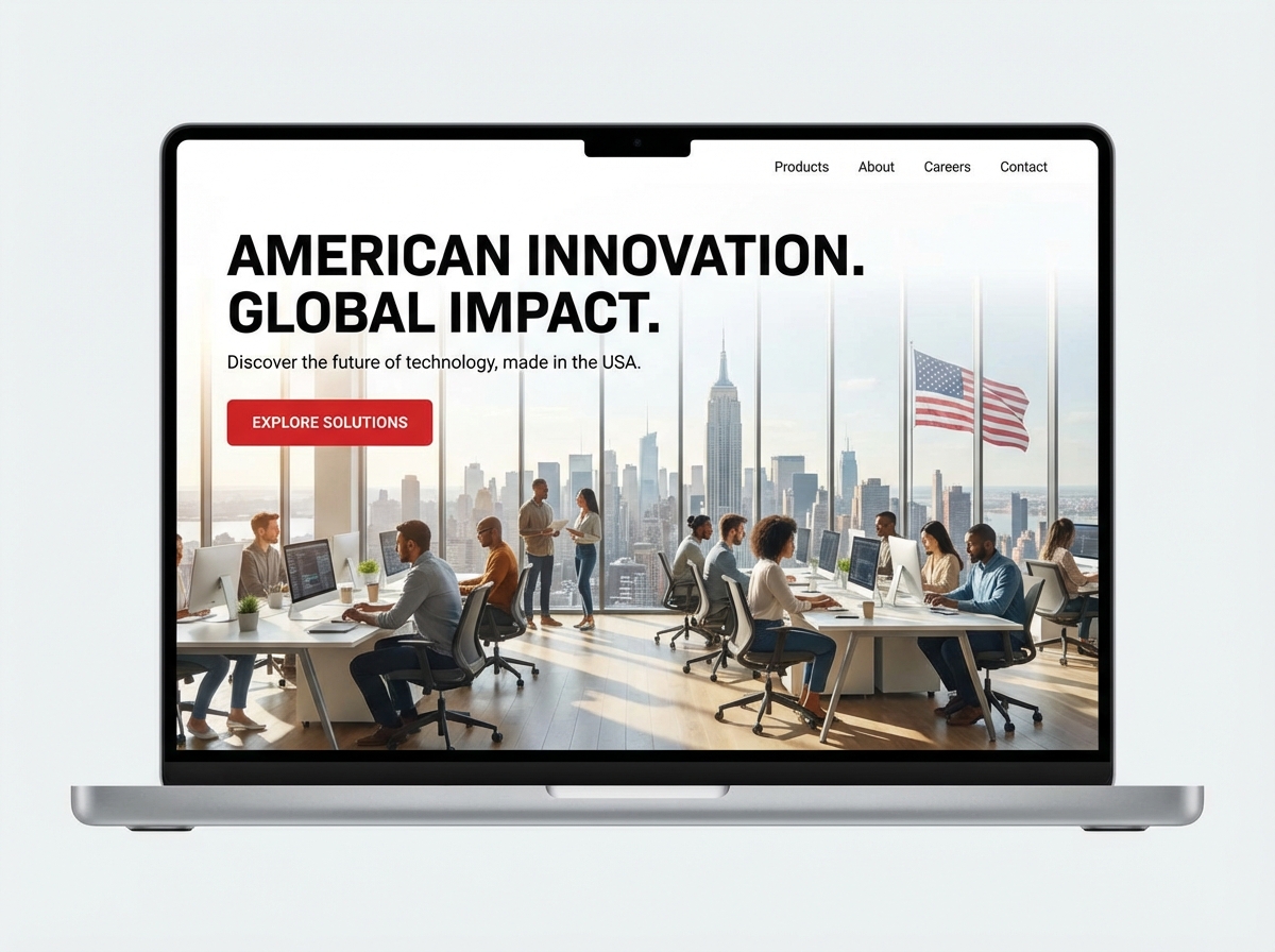 Build a Stunning American website preview