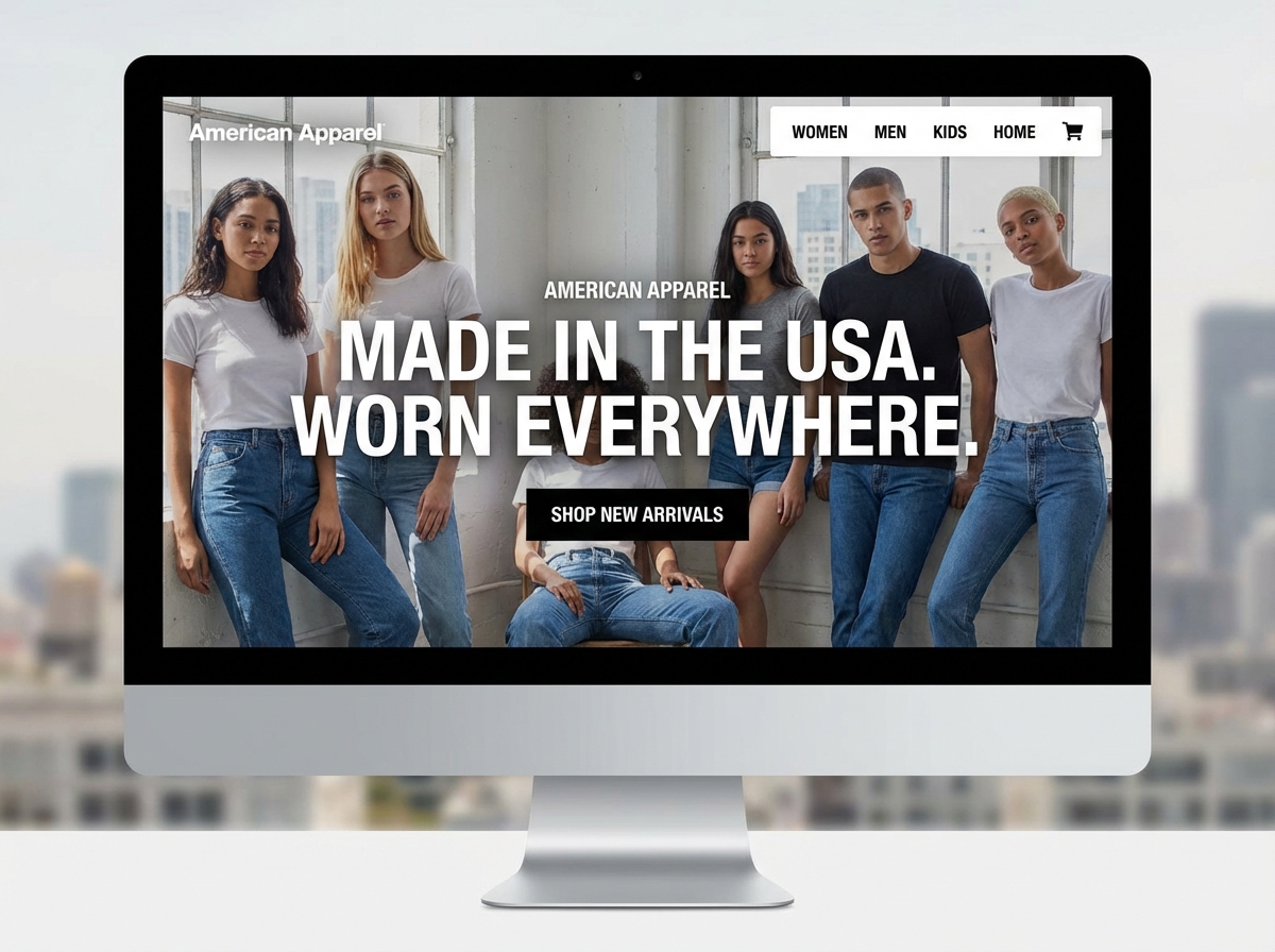 Build Your Own Amazing American Apparel Website website preview