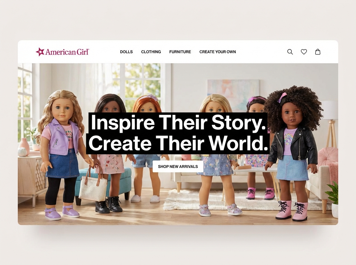 Build a Stunning Online Home for Your American Doll Collection website preview