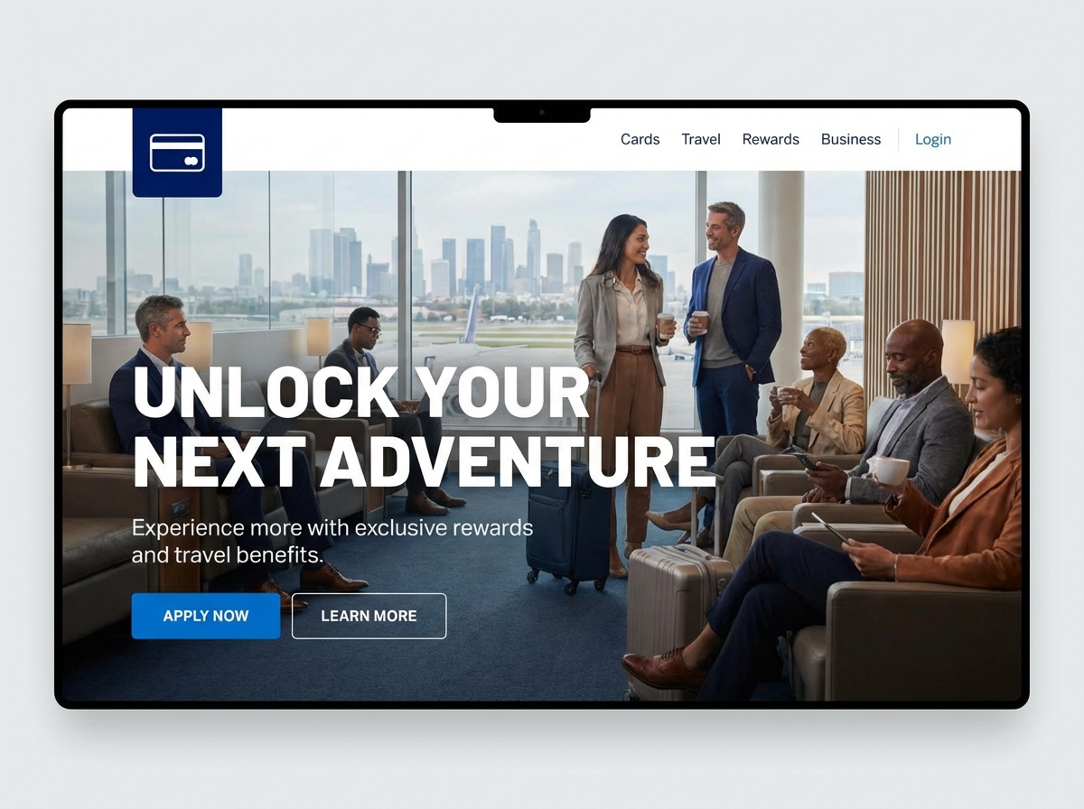 Build a Website for American Express Cardholders website preview