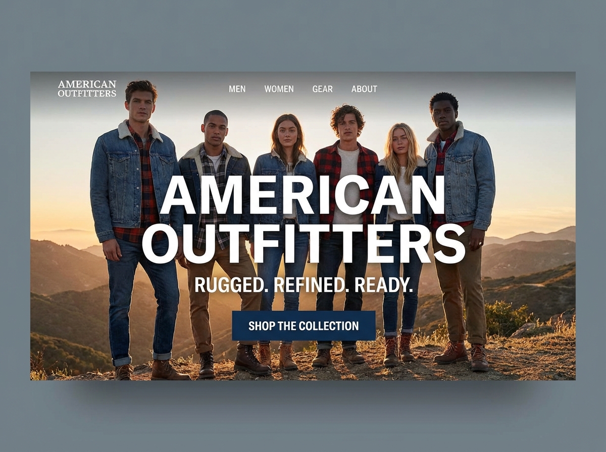 Launch Your Stunning American Outfitters Website website preview