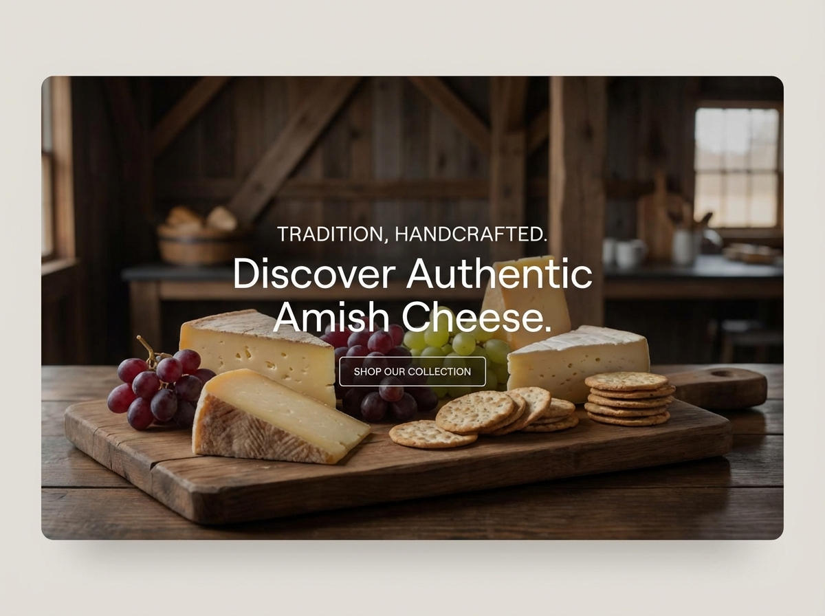 Build Your Artisan Cheese Website with Grigora website preview