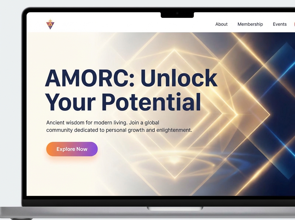 Build Your Mystical Presence with an Amorc Website website preview