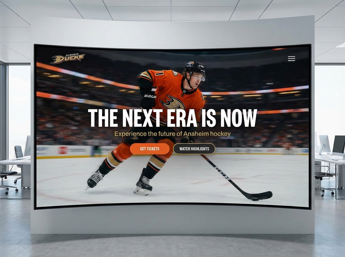 Build Your Ultimate Anaheim Ducks Fan Website website preview