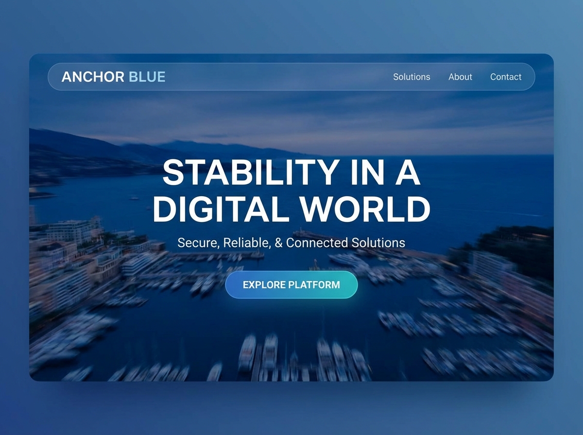 Build a Stunning Online Presence with Anchor Blue website preview