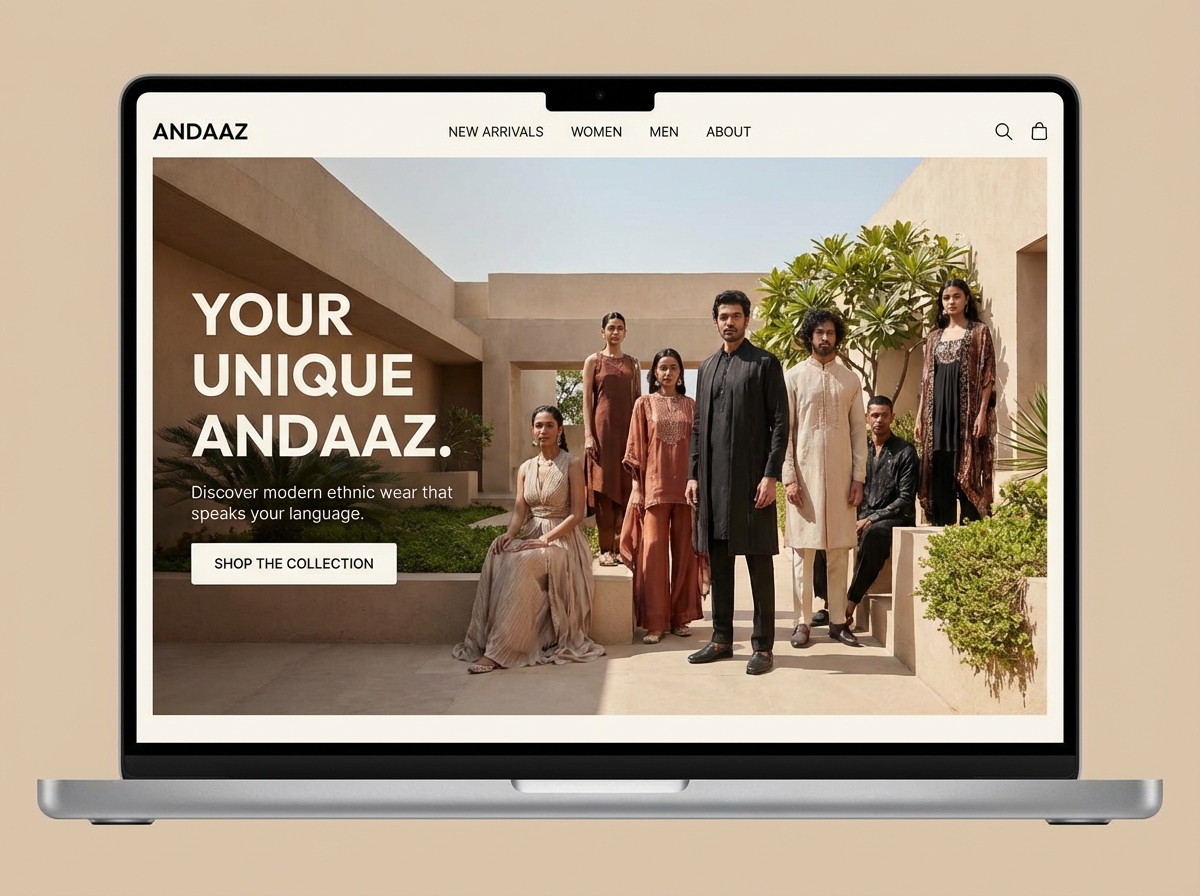 Build Your Unique Online Andaaz with Grigora website preview