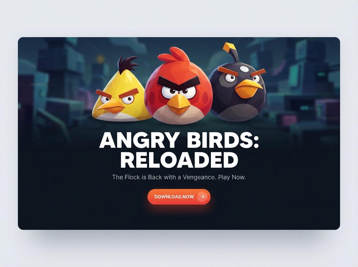Build Your Ultimate Angry Bird Fan Site website preview