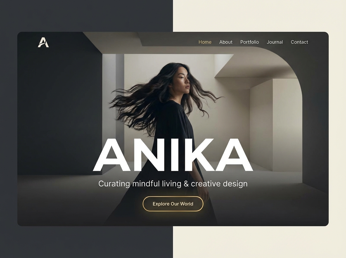 Build Your Vision with Grigora: The Ultimate Anika Website Builder website preview
