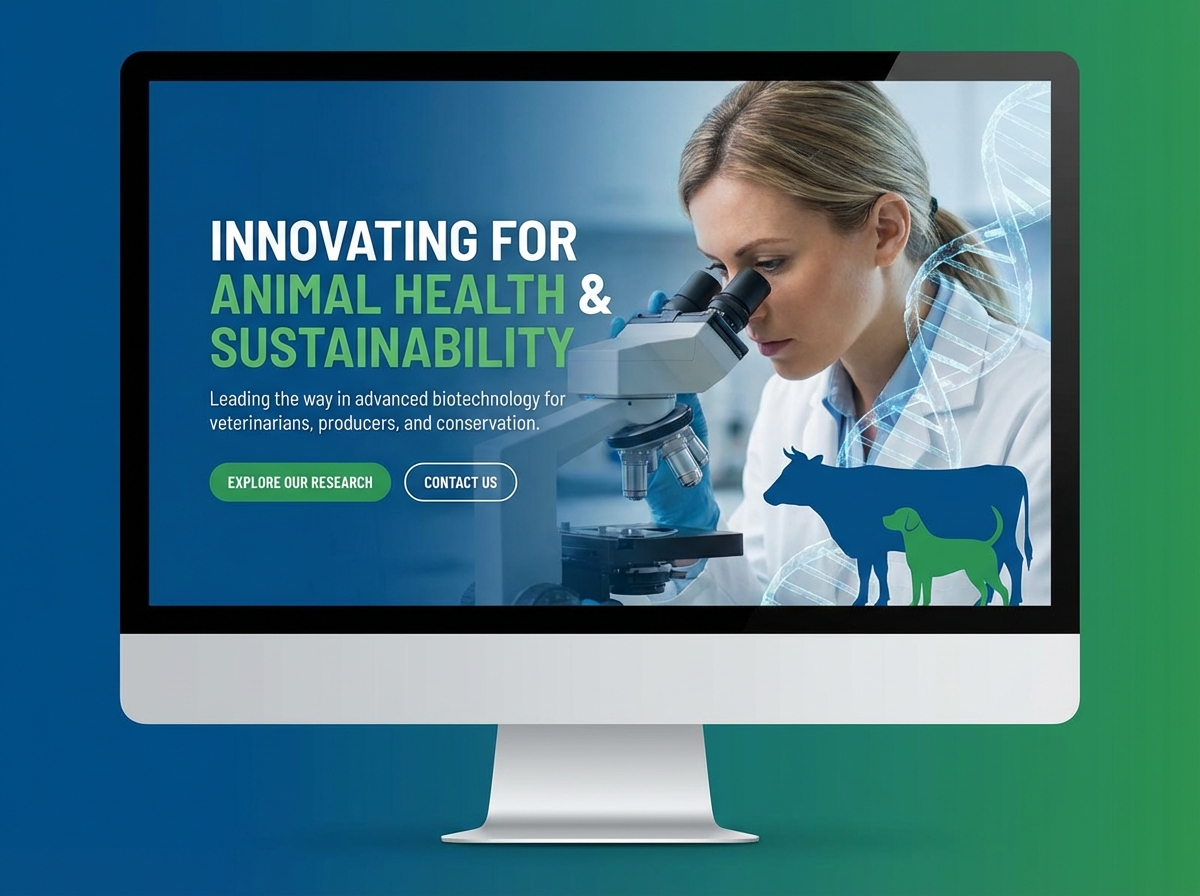 Build Your Breakthrough with a Professional Animal Biotechnologist Website website preview