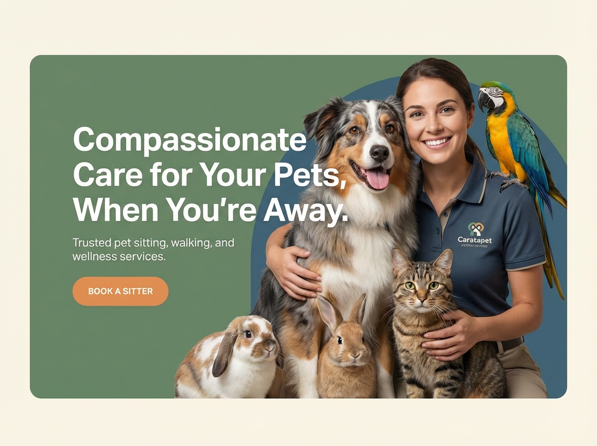 Build Your Perfect Animal Caretaker Website website preview