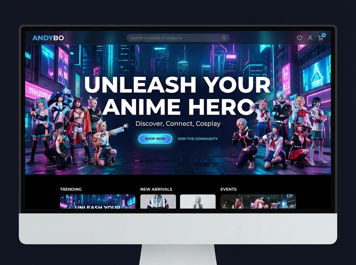 Unleash Your Creativity with the Ultimate Anime Cosplay Website Builder website preview