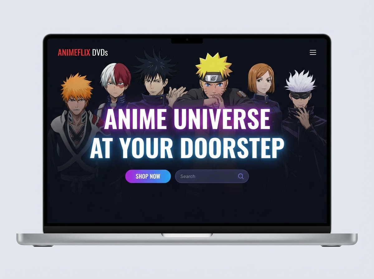 Build Your Dream Anime DVD Collection Website website preview