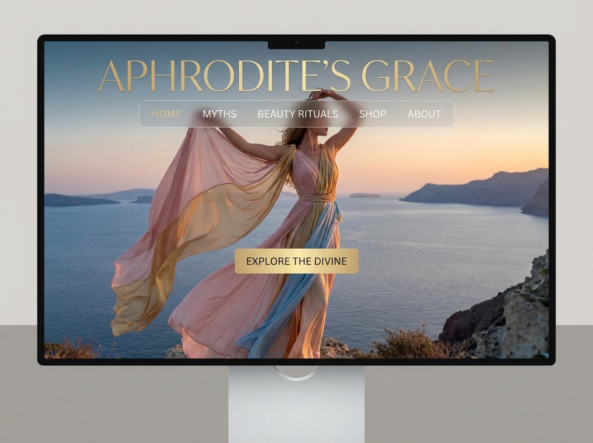 Build a Divine Presence with the Aphrodite Website Builder website preview