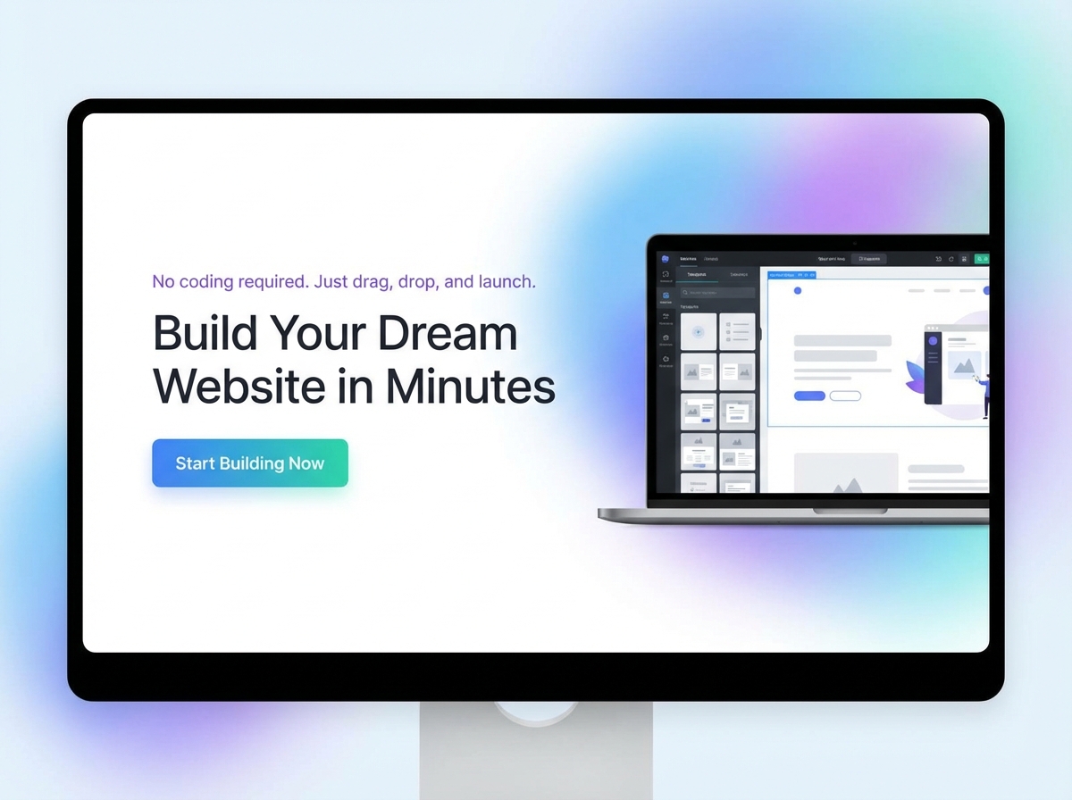 Build Your Vision: The Ultimate App to Create Websites website preview