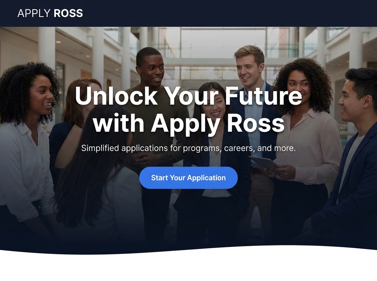 Build a Standout Portfolio for Your Ross Application website preview